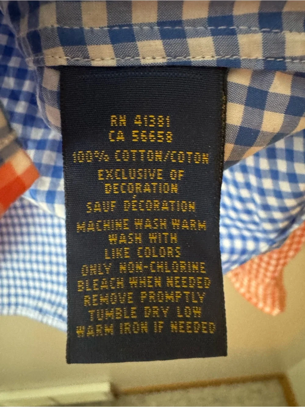 Boys Ralph Lauren Polo Multicolor Gingham Button-Down Shirt - Size 12